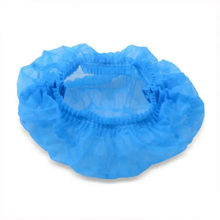 Hot sales OEM accepted blue hair net head dental cap disposable clip cap