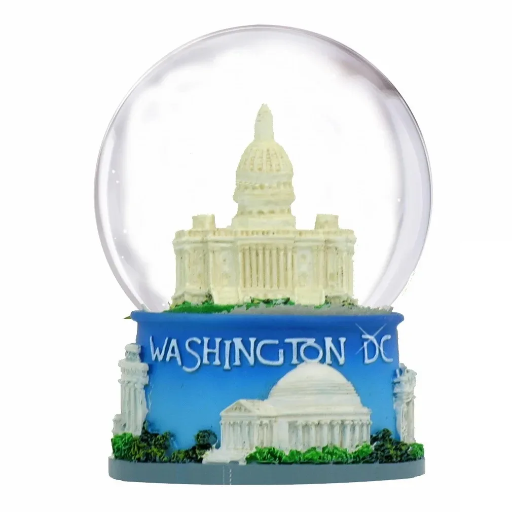 Manufacture Handmade Country New York Souvenir Snow Globe unique souvenirs  custom Cheap Water Globes