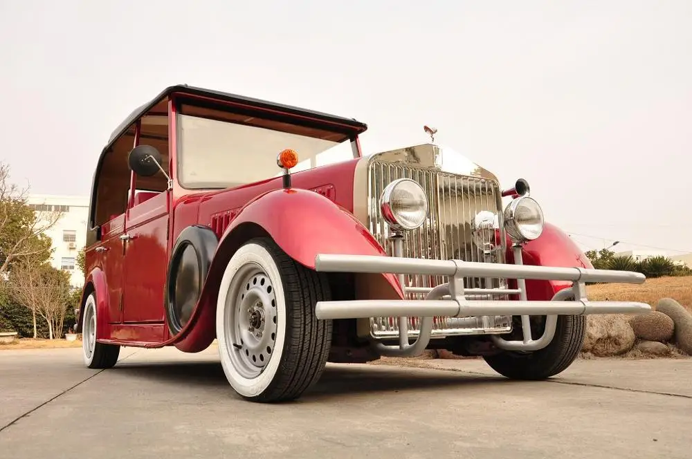 Luxury sightseeing bus golf cart with doors for tourism