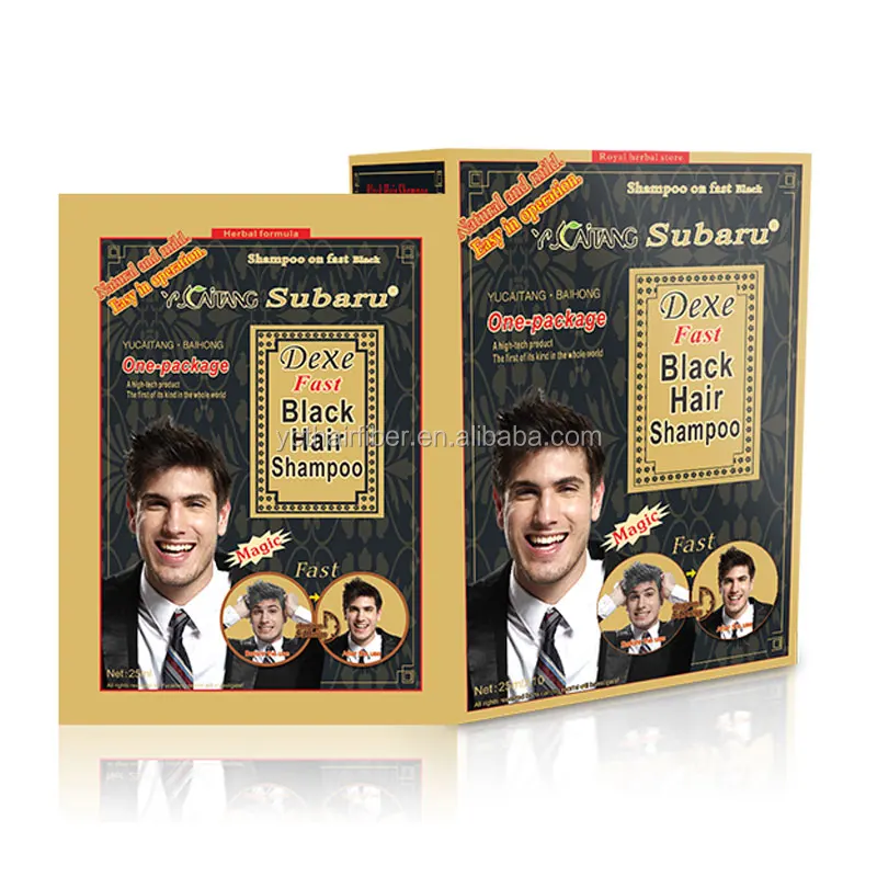 Natural Herbal Subaru Black Hair Shampoo Henna Hair Dye For Hair Blackening