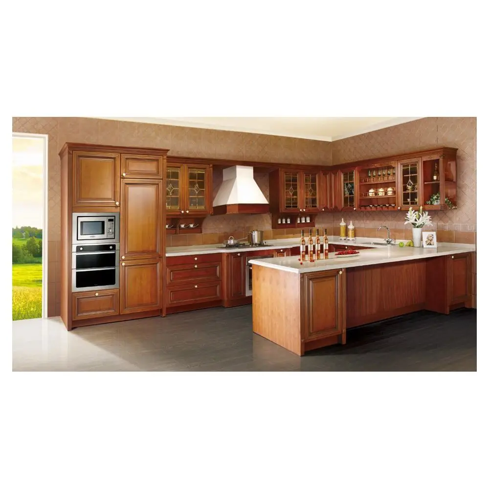 Orient High Quality  Kitchen Integrated Accessories PVC kitchen Cabinets Designs Cuisine and Other kitchen Furniture Wooden