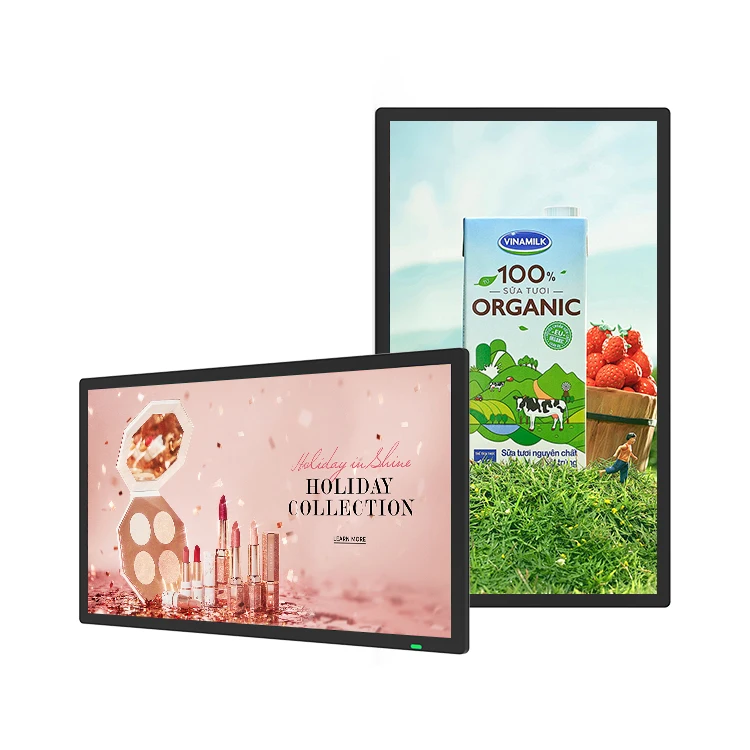 21.5 inch Super Slim Wall Mount Elevator Electronic Lcd Digital Signage Wall Mounted Player