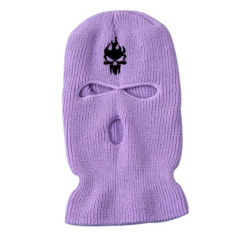 Cheap Men Knit balaclava knitting pattern  Acrylic Custom Eye hole Beanie Hats