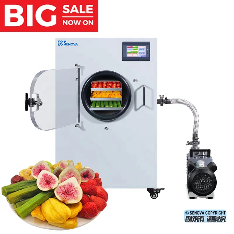 1Kg 2Kg Fruit Vegetable Dessert Dairy Small Mini Food Vacuum Freeze Dryer