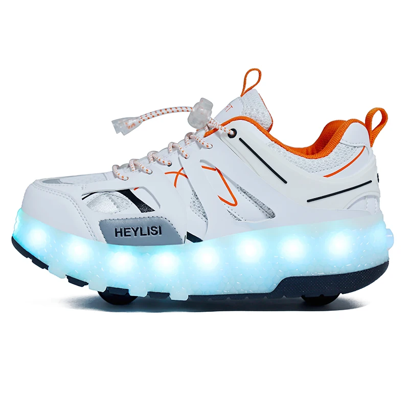 
2020 New LED Light Up Shoes Roller Best Skate Shoes For Kids Drop Shipping Exercise 