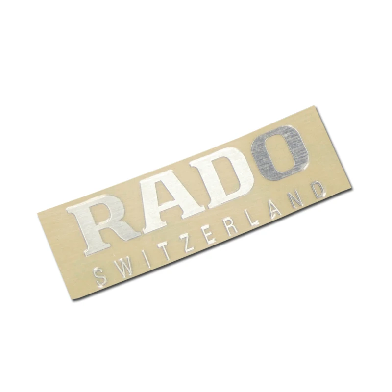 Factory Custom Electroformed Self-Adhesive Metallic Nickel Decal Label Stickers For Decoration
