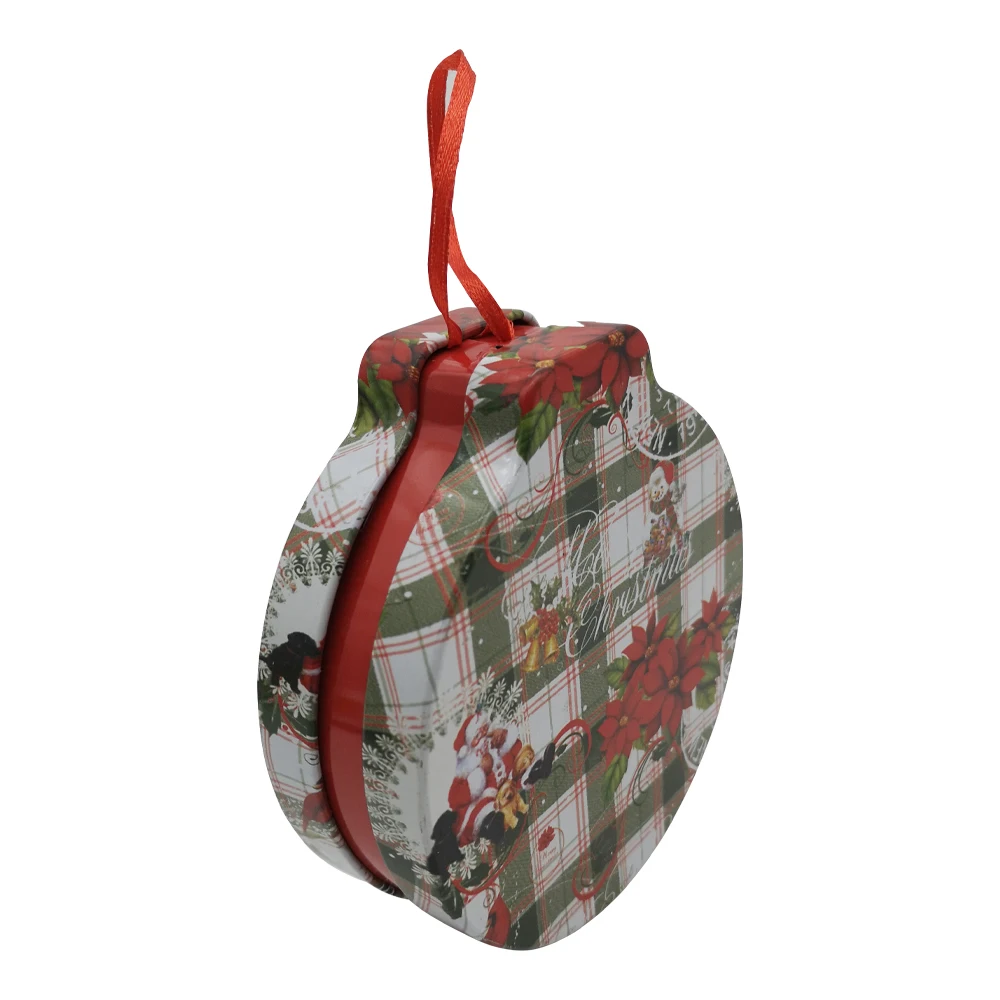 Fast Shipping custom printed mint food canning packaging empty metal round candy cans sale children christmas gift tin box