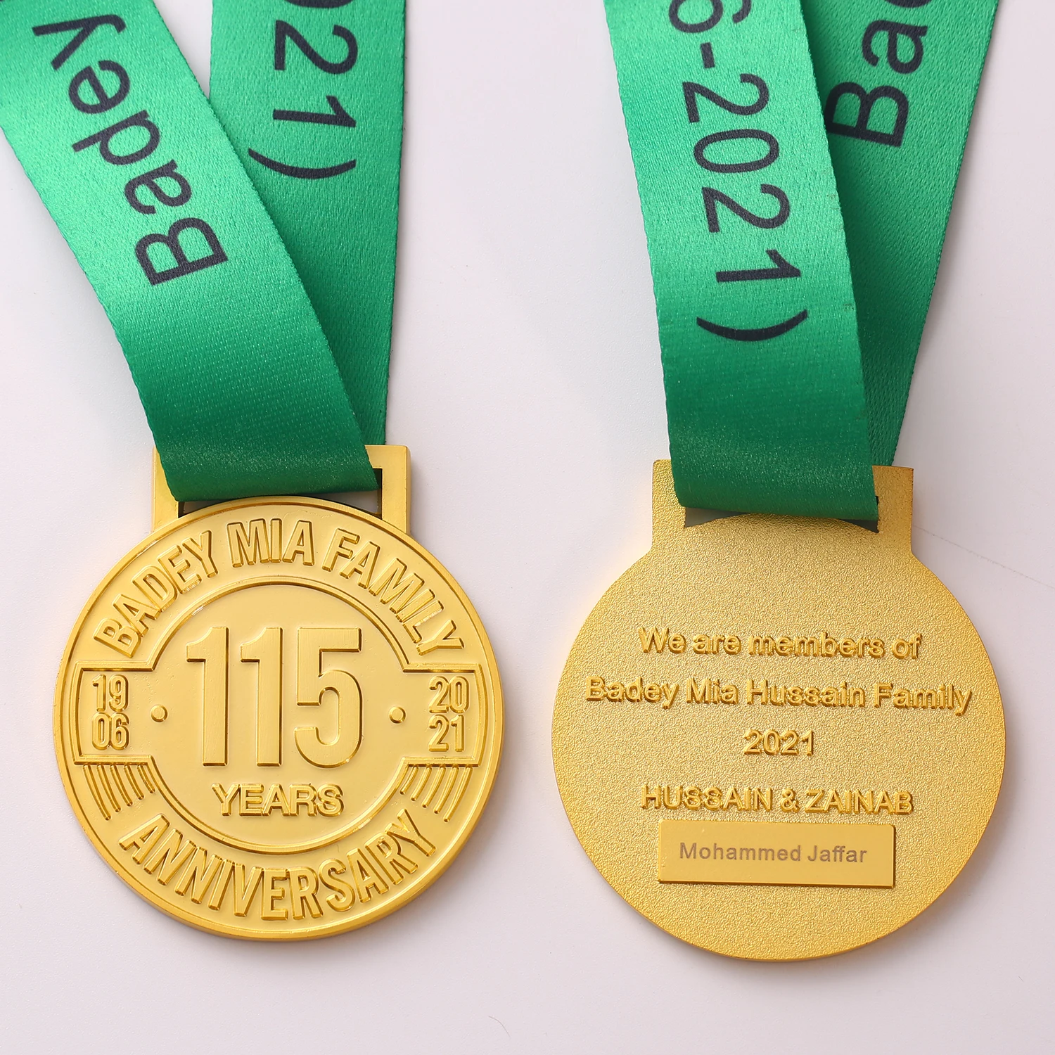 HSQ factory zinc alloy customize Sports Award finisher winner champion 3d Gold Silver Bronze metal Medal Custom Medal