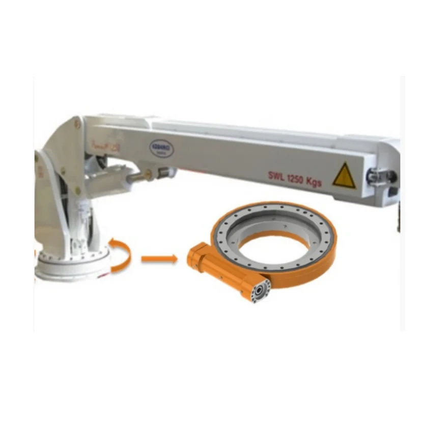 slew drive used for Small marine crane application