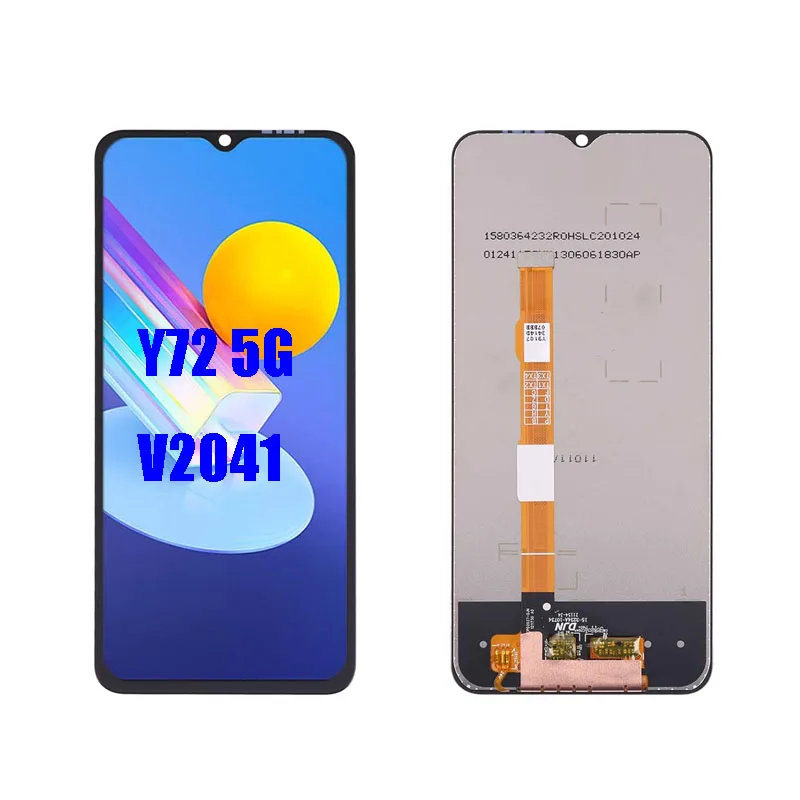 6.58 inch lcd display For VIVO Y72 5G V2041 Touch Screen Digitizer Assembly For Vivo Y72 5G LCD Display Repair Parts