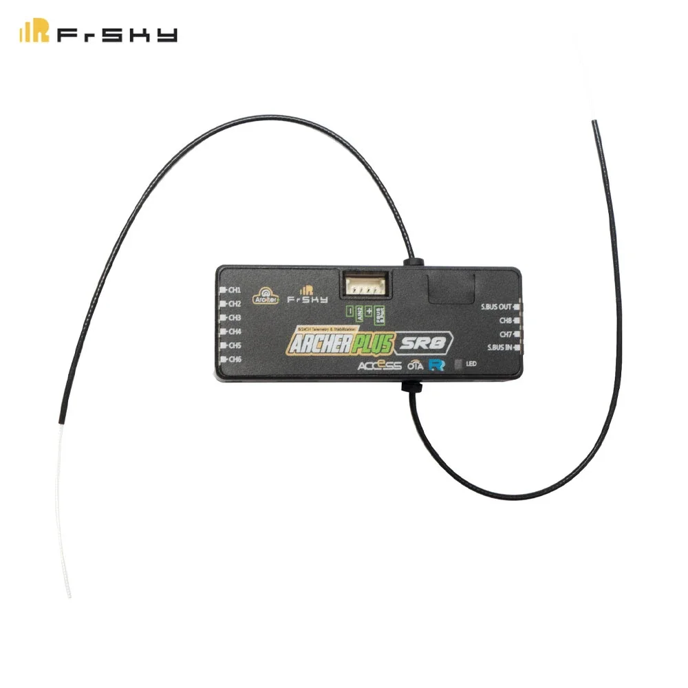 FrSky ARCHER PLUS SR8 8CH Receiver FrSky 2.4GHz ACCESS / ACCST D16 for X18 X18S X20S XE X20 PRO HD Ttransmittes