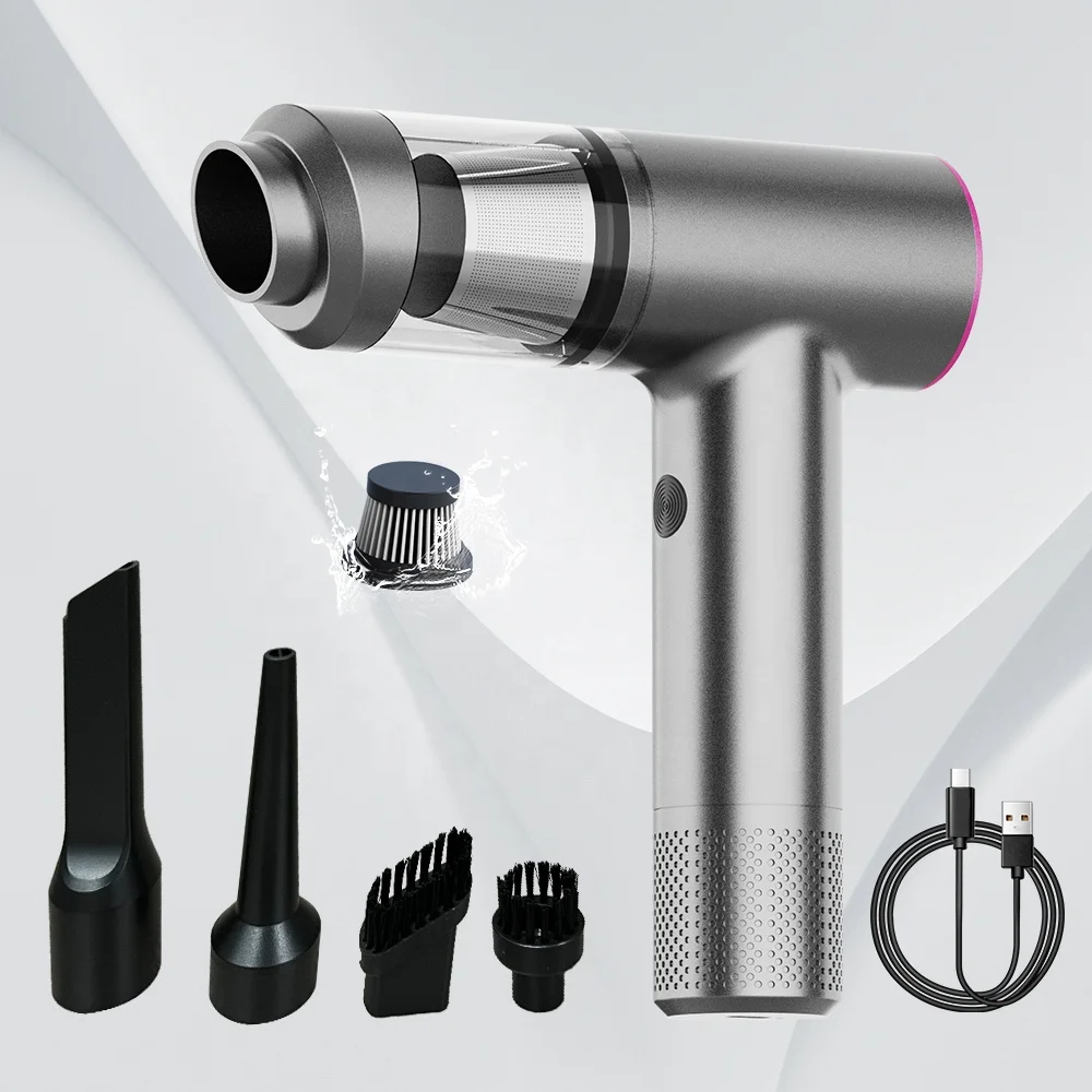 Air Duster Air Blowing Mini Handheld Vaccum Cleaners High Power Suction Wireless Cleaner Portable Vacuum Cleaner For Car