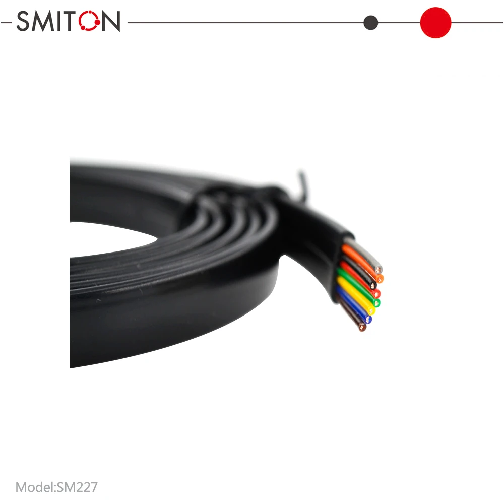 Ethernet 8 ядер RJ45 плоский телефонный шнур проводов