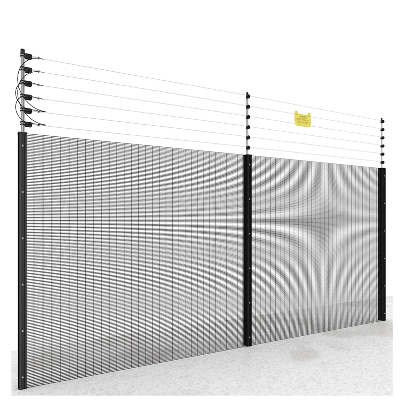 High Voltage Pulse Physical Barrier Alarm System Electric Fence for Farm Prison Airport Border Railway Station
