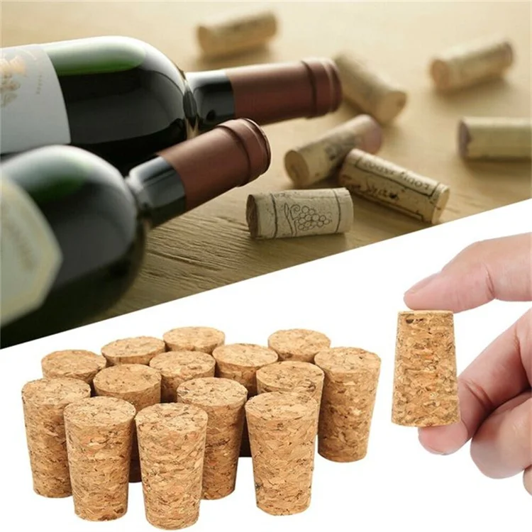 Eco Friendly Cork Plug Caps Variety Size Glass Jar Cork Lids Wine Glass Jar Wood Cork Stopper For Glass Bottle Jars