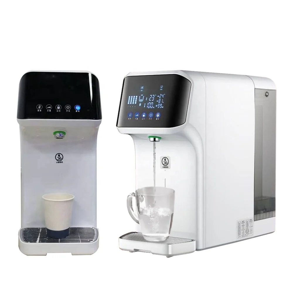 4 water temperatures adjustable desktop water heater,table hot water purifier dispenser