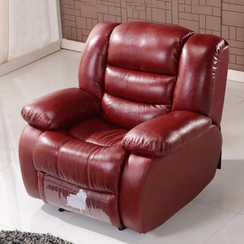 European-style space capsule single leather multi-functional home theater leisure sofa