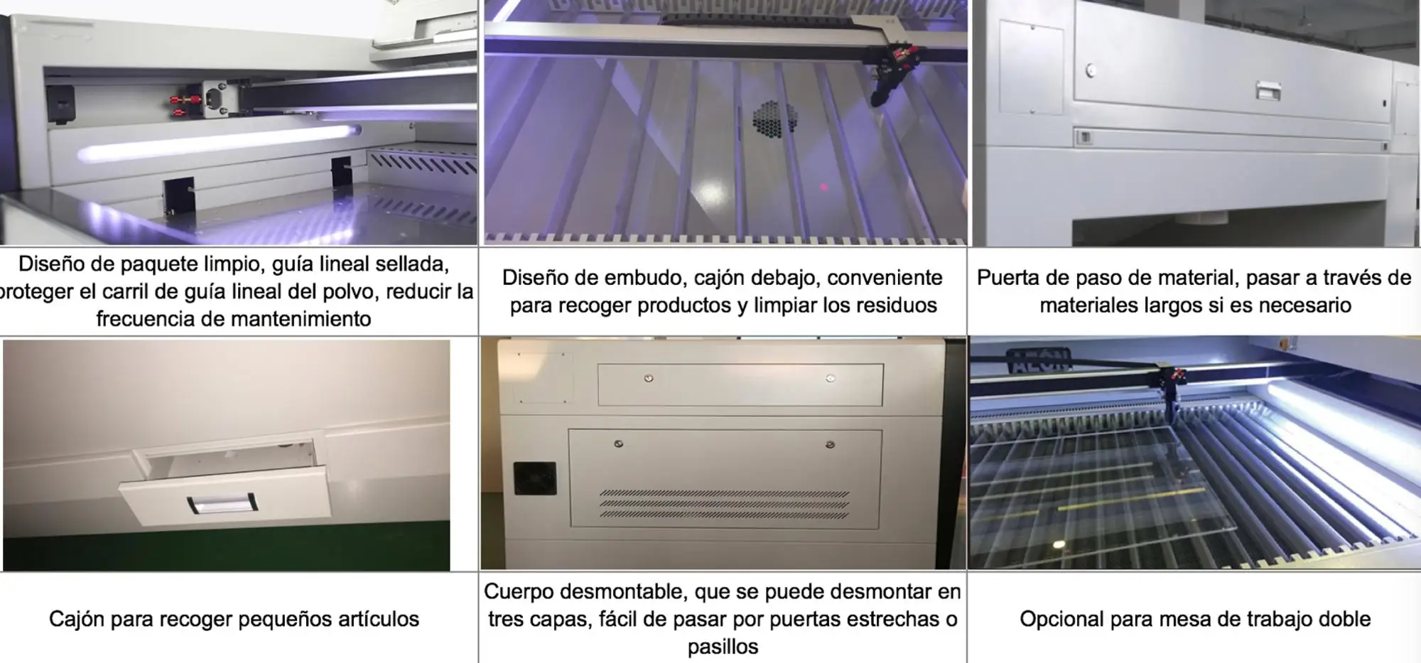Laser Cutting Machine World Top 10 CNC Funnel Design Drawer Underneath Aeon VEGA10 1070 1000M*700Mm