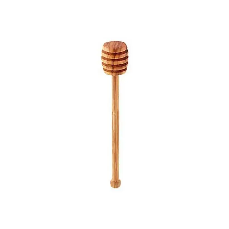Rod bee stirrer muddler mini wooden spoon wood honey dipper stick server with jar