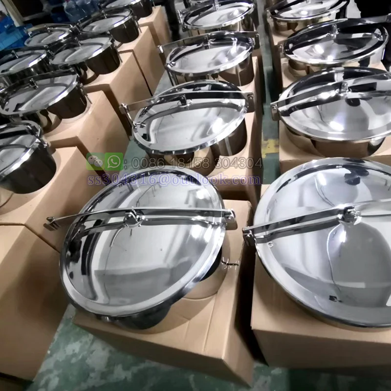 stainless steel sanitary Manhole Cover/manway cover