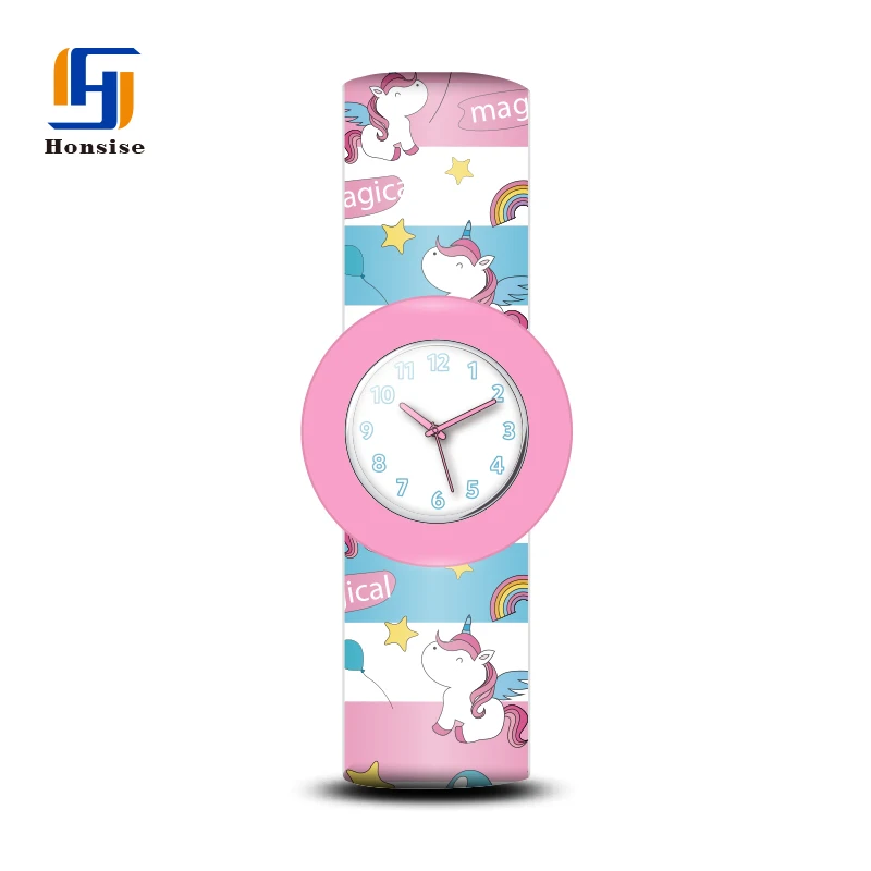 Silicone Snap Cartoon Watch Arrival Silicone Soft Cartoon Kids Slap Band Watches
