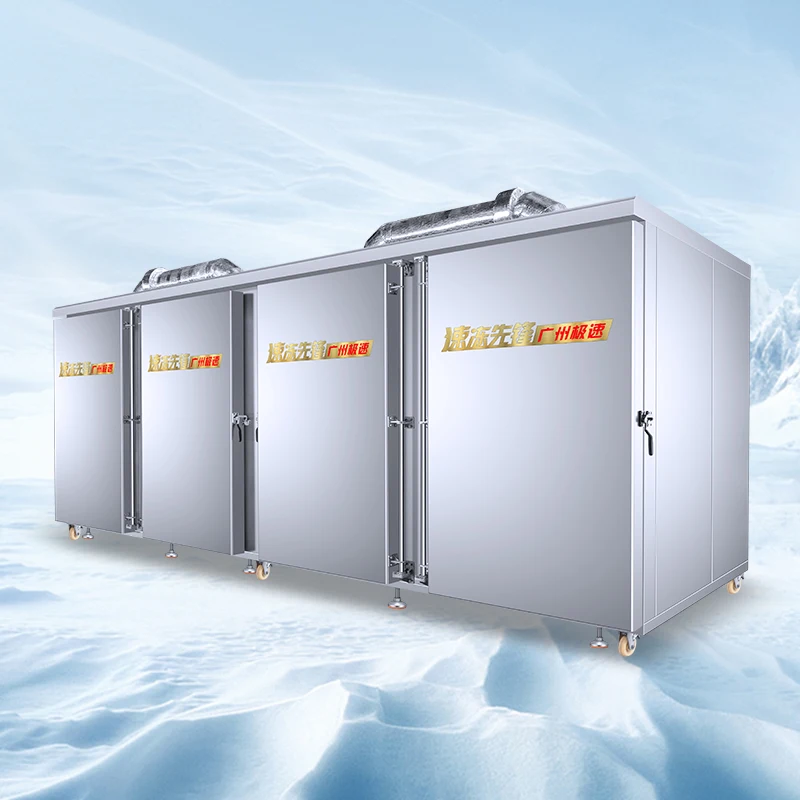 Простая установка шоковой заморозки IQF морозильник Малайзия дуриан с жидким азотом мгновенный морозильная камера