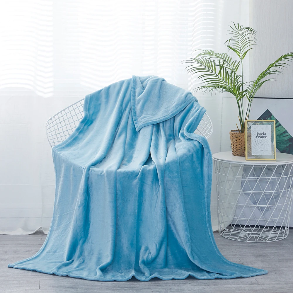 Custom Hot Sale Warm Soft Cozy Cobijas Fashion Manta De Invierno Microfiber Flannel Fleece Blanket