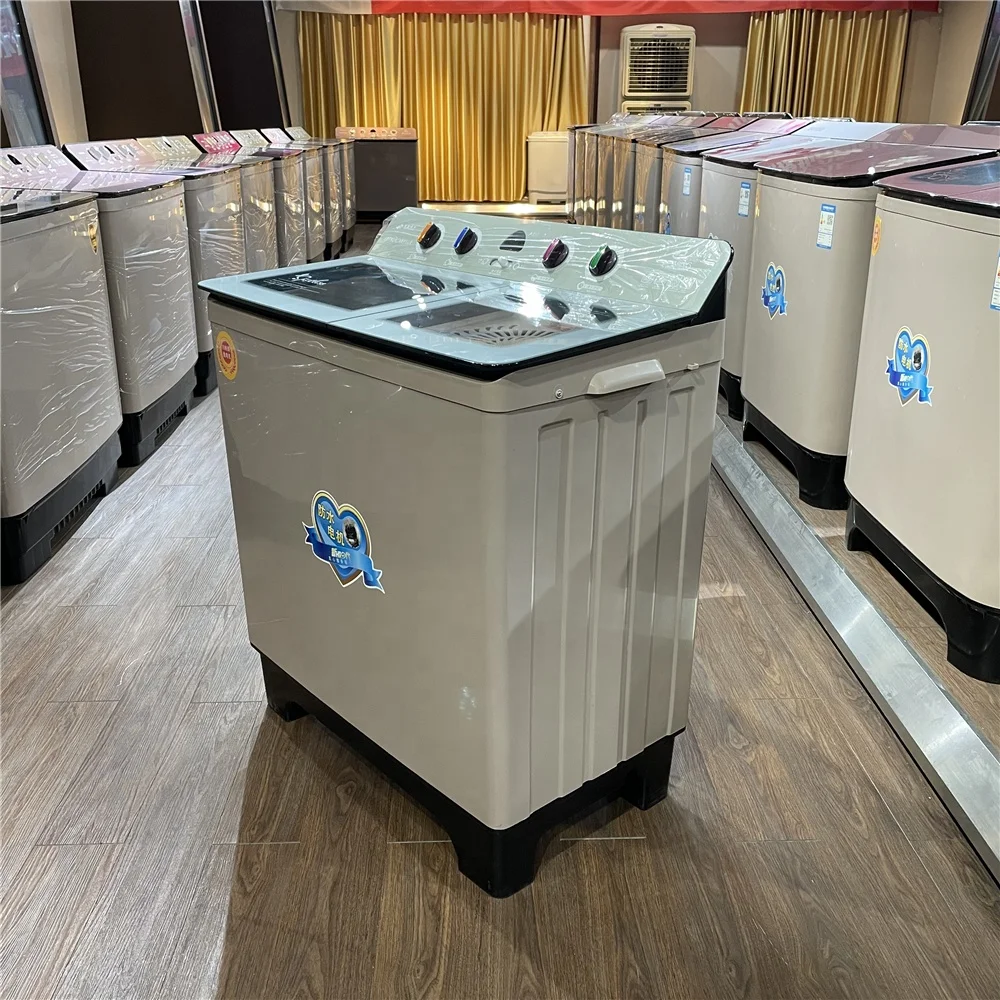 
Household 14.5KG business Wave washing machine Waterproof motor double-cylinder washing machine twin tub semi automatic 