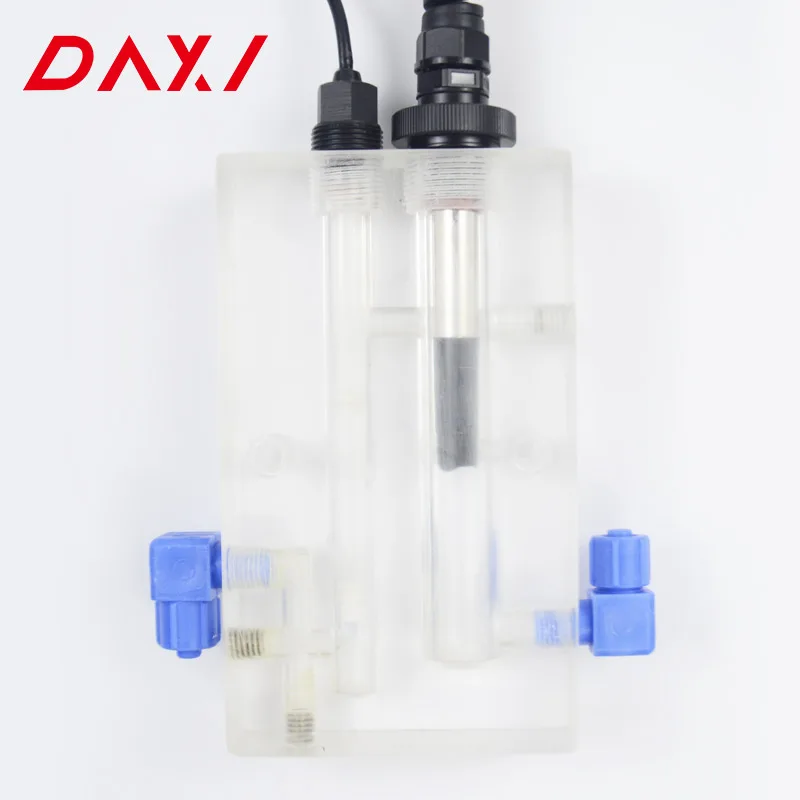 Industrial online pH and chlorine meter water quality