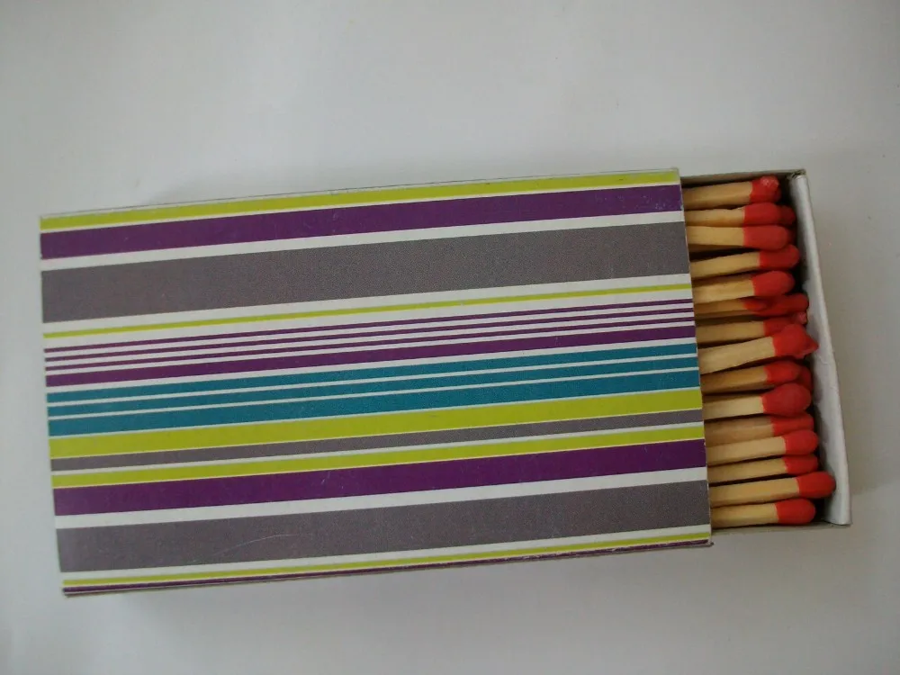 Recycled Long Size Waterproof Poplar Matches Festival Promotion Matches