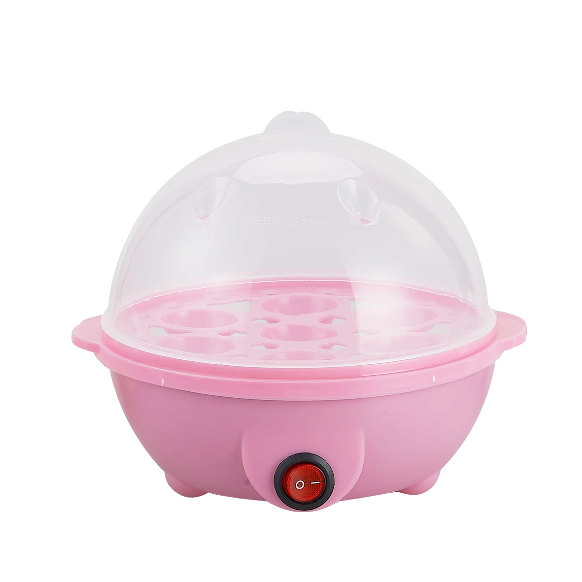 7 Egg Capacity Single layer Electric Egg Cooker for Hard Boiled Eggs with Auto Shut Off Feature