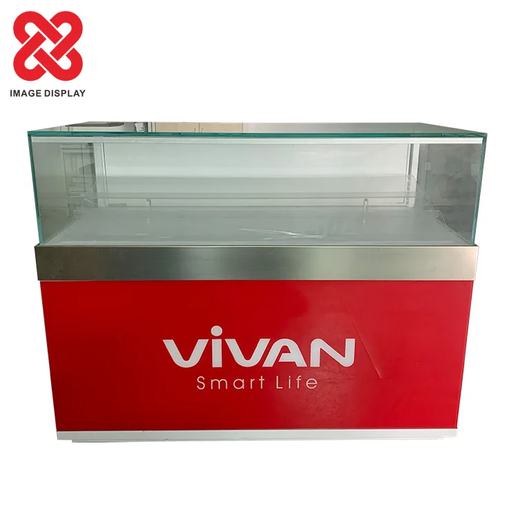 High Quality Sturdy Store Handset Glass Display Showcases Cellphone Cabinet for OPPO Mobile Phone Shop Counter