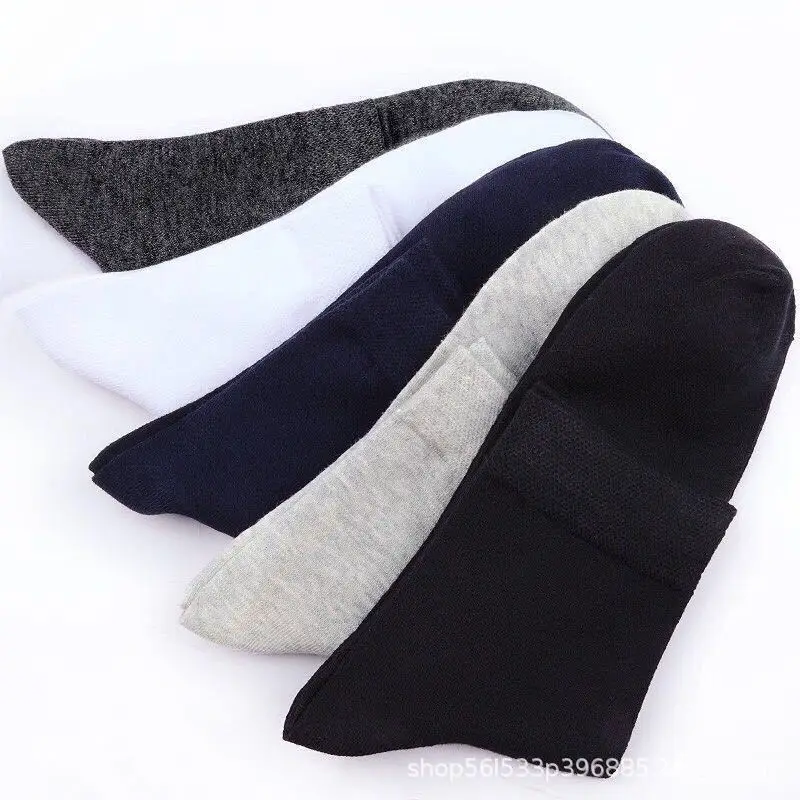 Business Ankle Socks Work Sport White Crew  Wool sublimation thick men crew cotton work socks