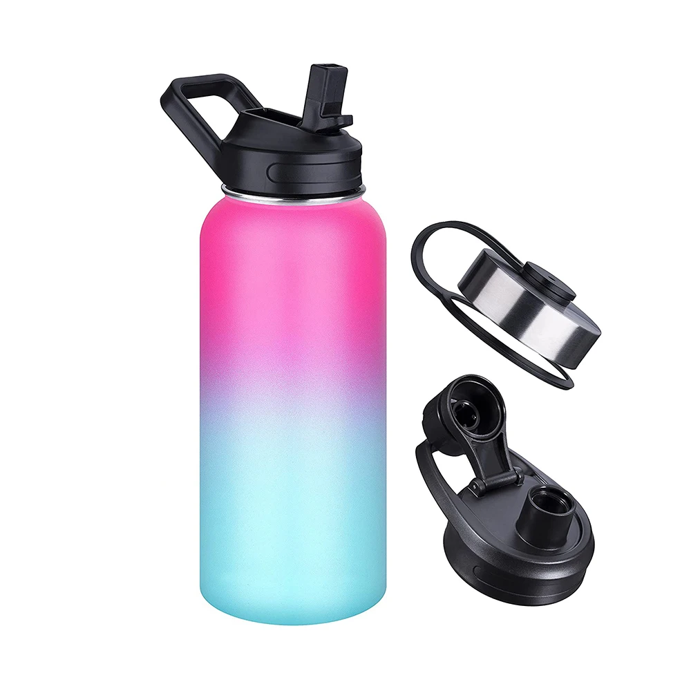 Custom Water Bottle Drink Bottles Stainless Steel Vacuum Insulated Keep Cool and Hot Water Bottle with Custom Packaging