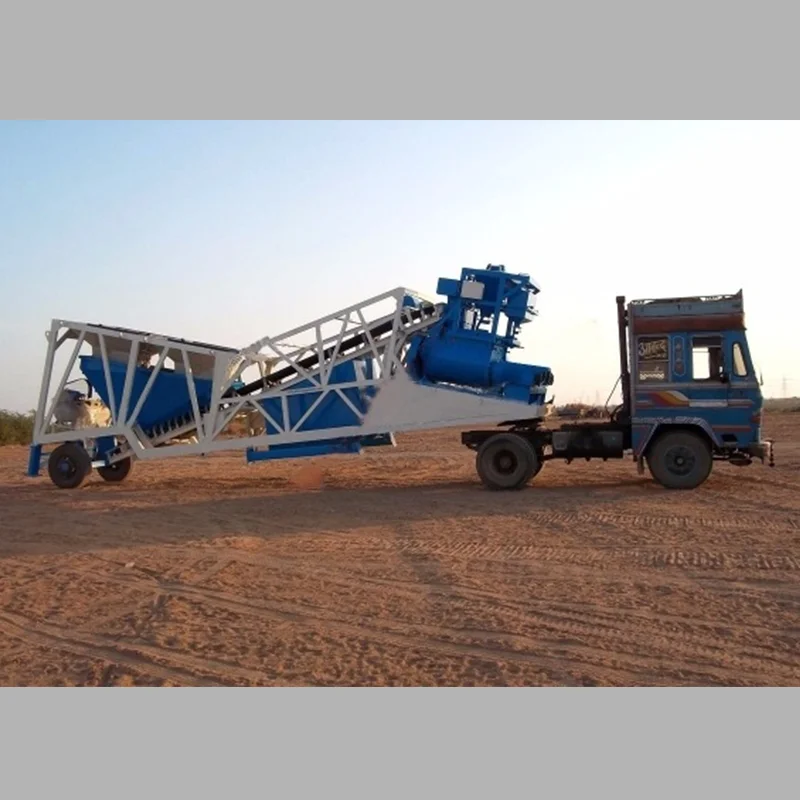 Concrete Mobile Plant 25m3/h to 240m3/h Concrete Batching Machine Plant
