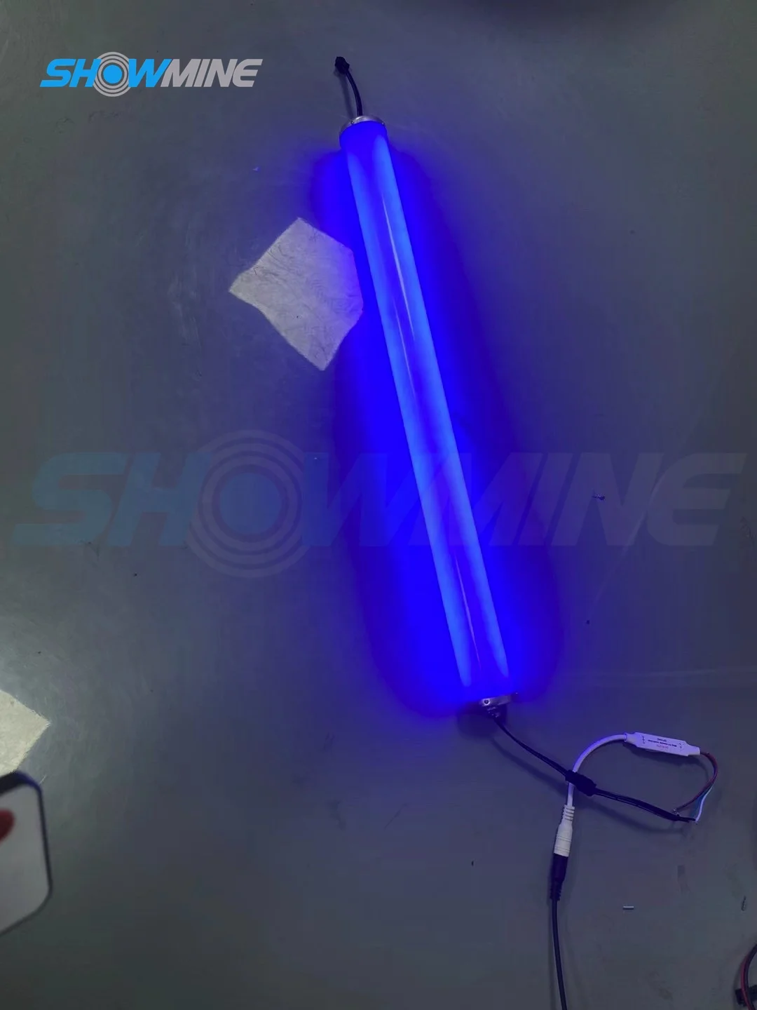 360 degree led RGB digital tubes cell app control cloudy tubes rain proof 12v 60 pixels dia 40*100cm length