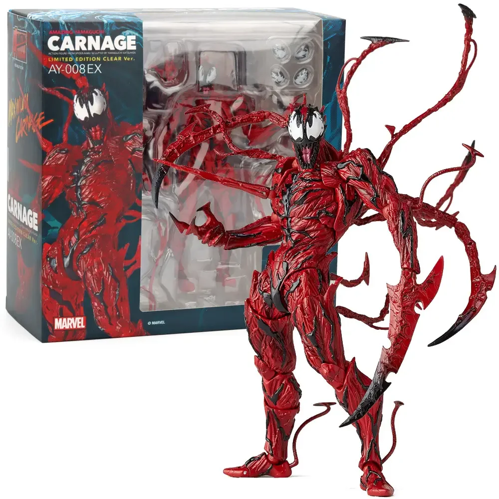OEM PVC Action Figure Toys ww-e Anime Action Figures  Venom Carnage Slaughter Model Action Figure