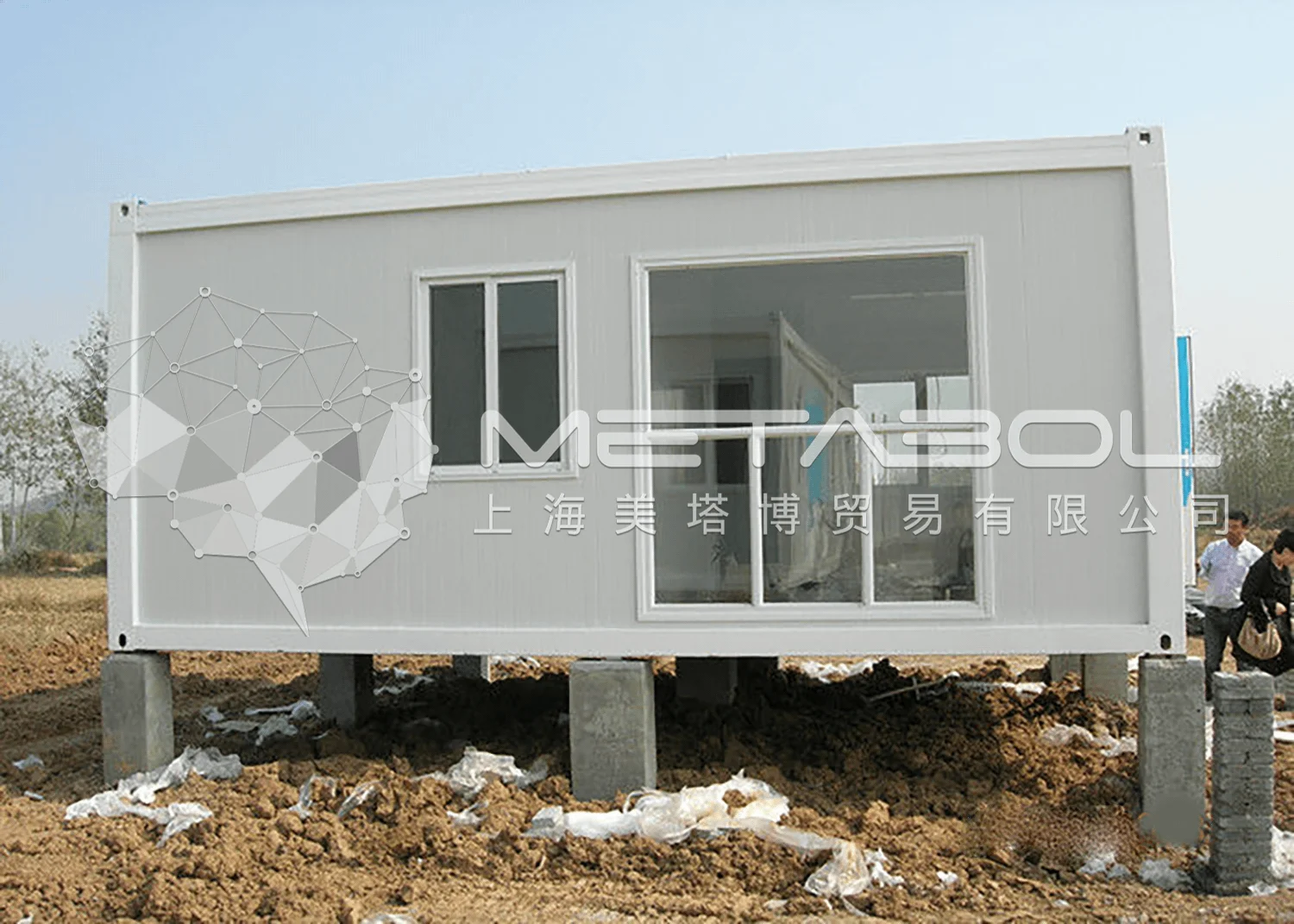 Small container house modular home- Best sell SC standard container series 20GP neat clean design well equipped prefab house