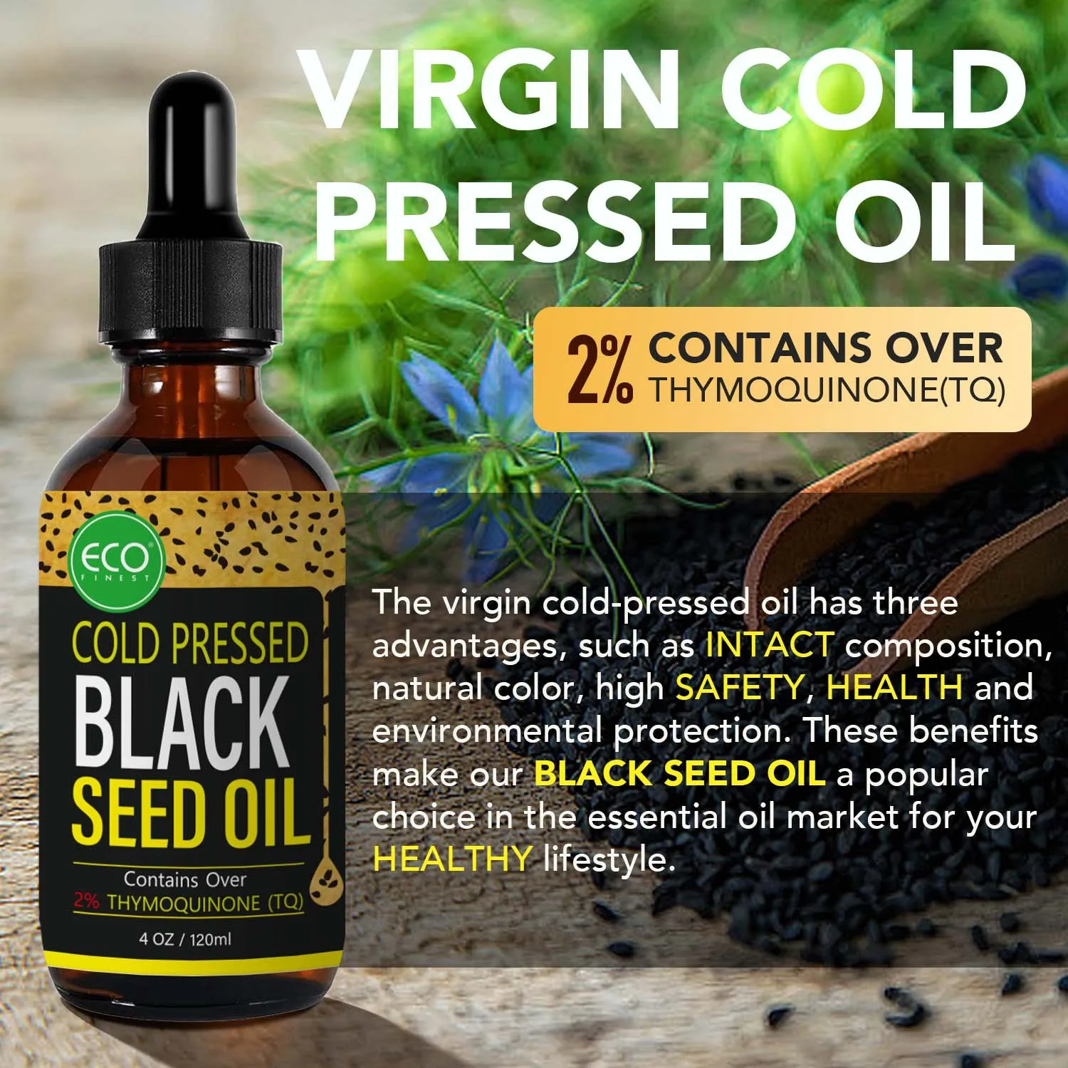 100% Natural Organic Premium Cold-Pressed Liquid Pure Black Seed Essential Oil 30ml Private Label Hair Body Skin Supplying OEM