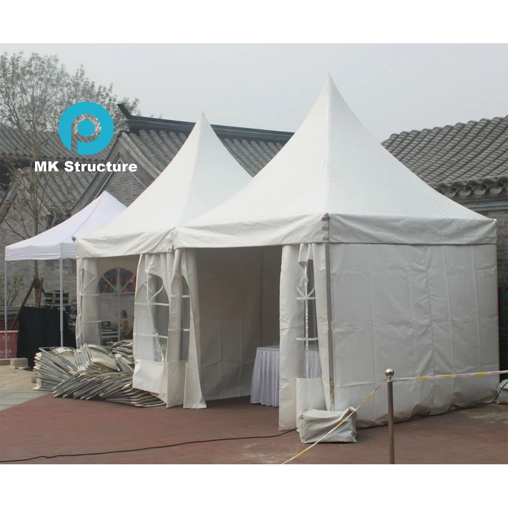 Customized Portable 3x3 10x10 PVC Outdoor Party Pagoda Gazebo Permanent Clear Canopy Events Arabian Tent For House Hotel Used