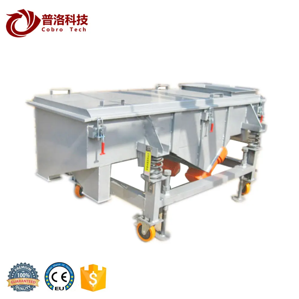 Linear Vibrating Sieve machine for dehydrated vegetables Garlic Ginger onion potato carrot granules tea granule