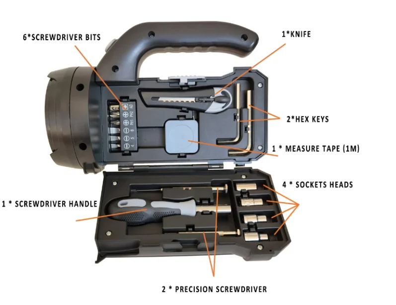 Highlight Promotion lantern with tools set for outdoor and indoor