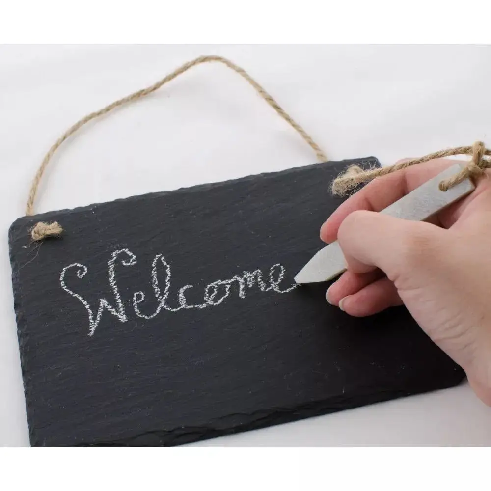 Decorative Slate Hanging Signs Chalk Board For Christmas Gifts Wall Decor Label Indoor And Outdoor