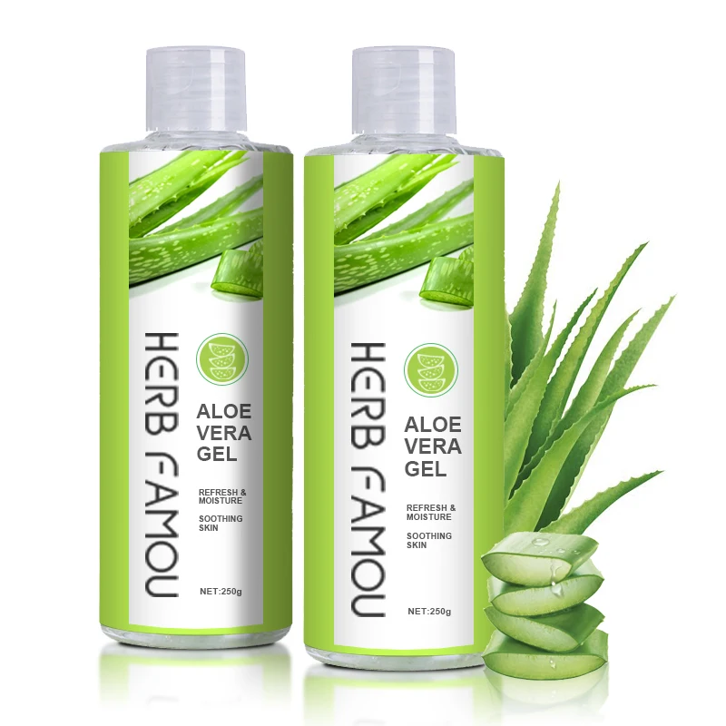 
Customized private logo skin lightening smoothing gel face cream natural organic pure aloe vera gel for face care 