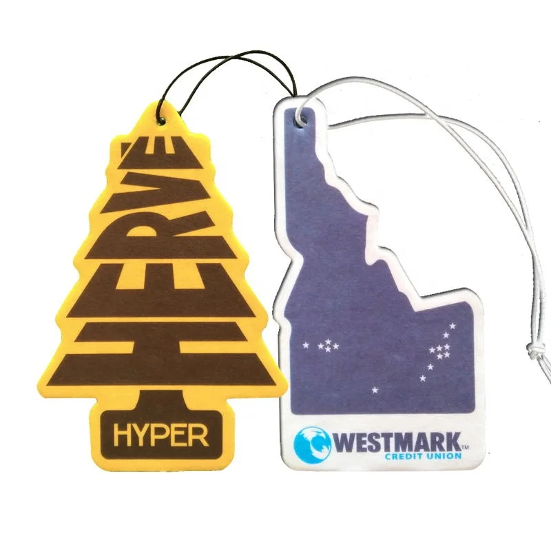 Wholesale products china promotion gifts card hanging perfume paper car air freshener high quality