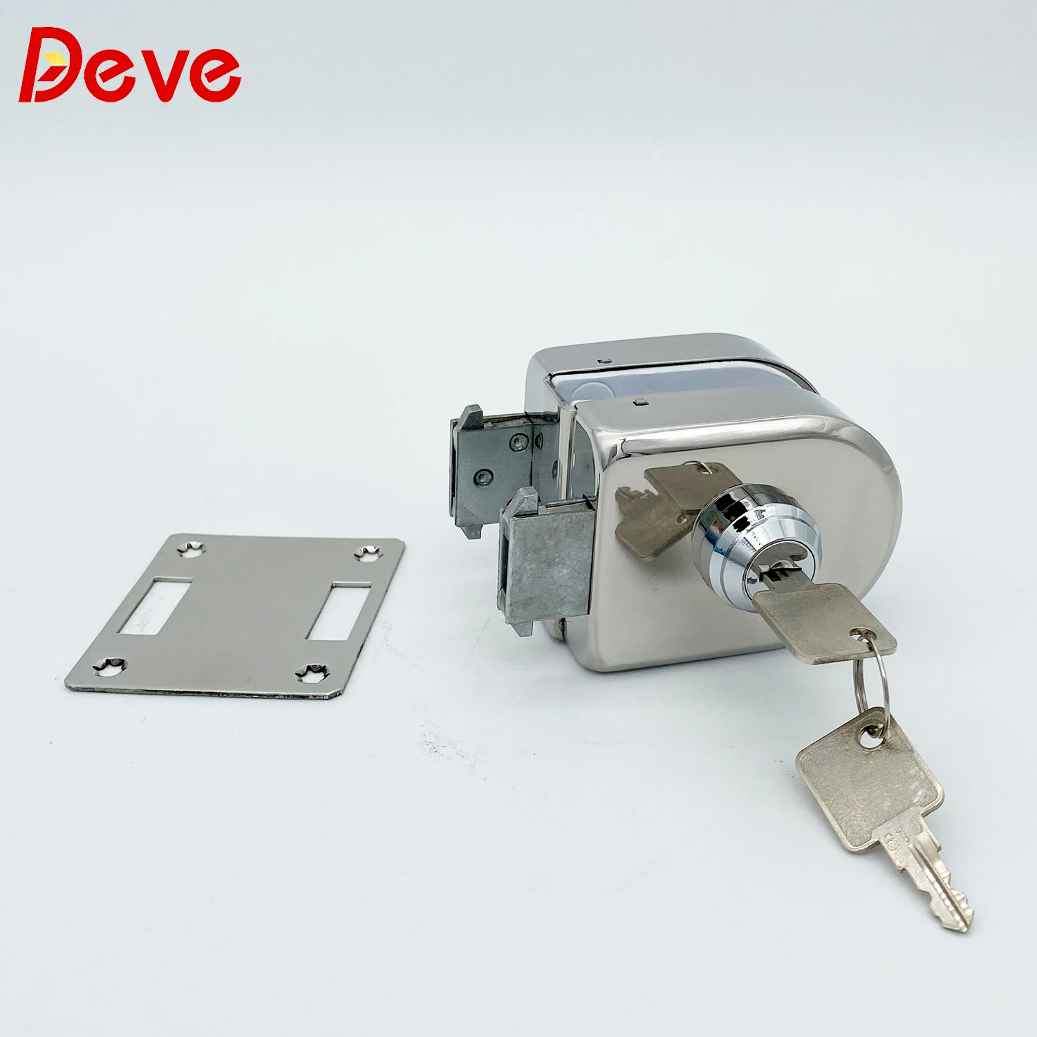 Stainless Steel Security Lock without Drilling no holes Sliding Glass Door Central Lock