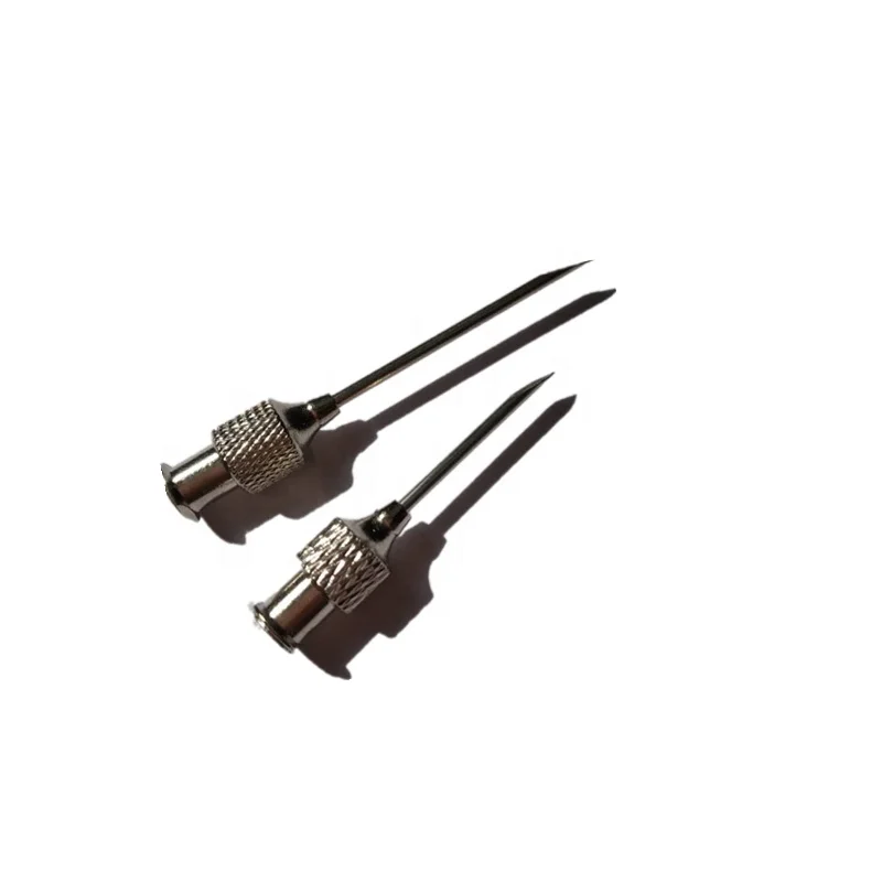 ROUND KNURLED HUB VETERINARY NEEDLE STAINLESS STEEL SYRINGE NEEDLE FOR VETERINARY USE