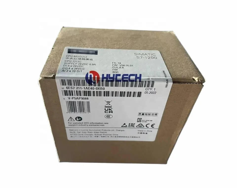 Original SIEMENS PLC SIMATIC S7-1200 CPU 1211C 6ES7211-1AE40-0XB0 6ES7211-1BE40-0XB0 6ES7211-1HE40-0XB0