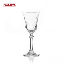 210ml amazon top crystal water cup white wine glass goblet wedding wine glass