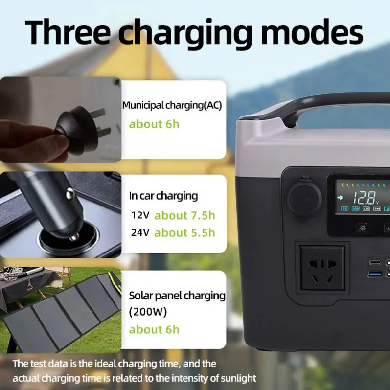 flow RIVER Pro Portable Power Station 720WH/600W Outdoor Camping Solar Energy Storage Lithium ion Battery